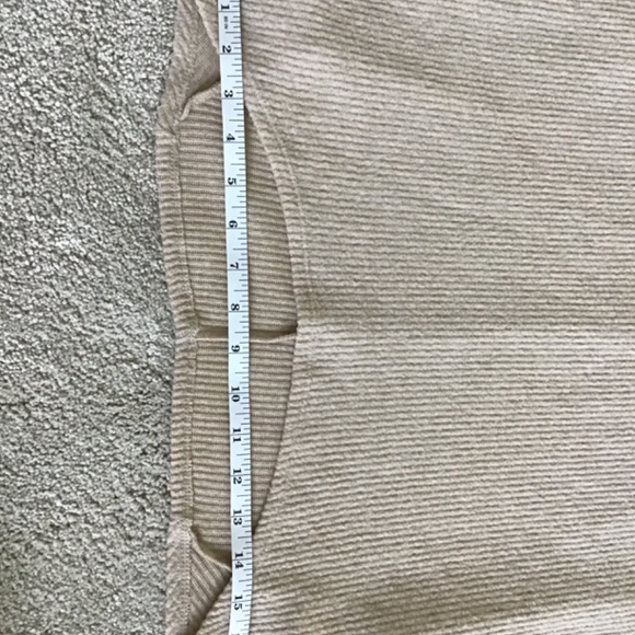 Cream/ Taupe boat neck sweater - Picture 7 of 8